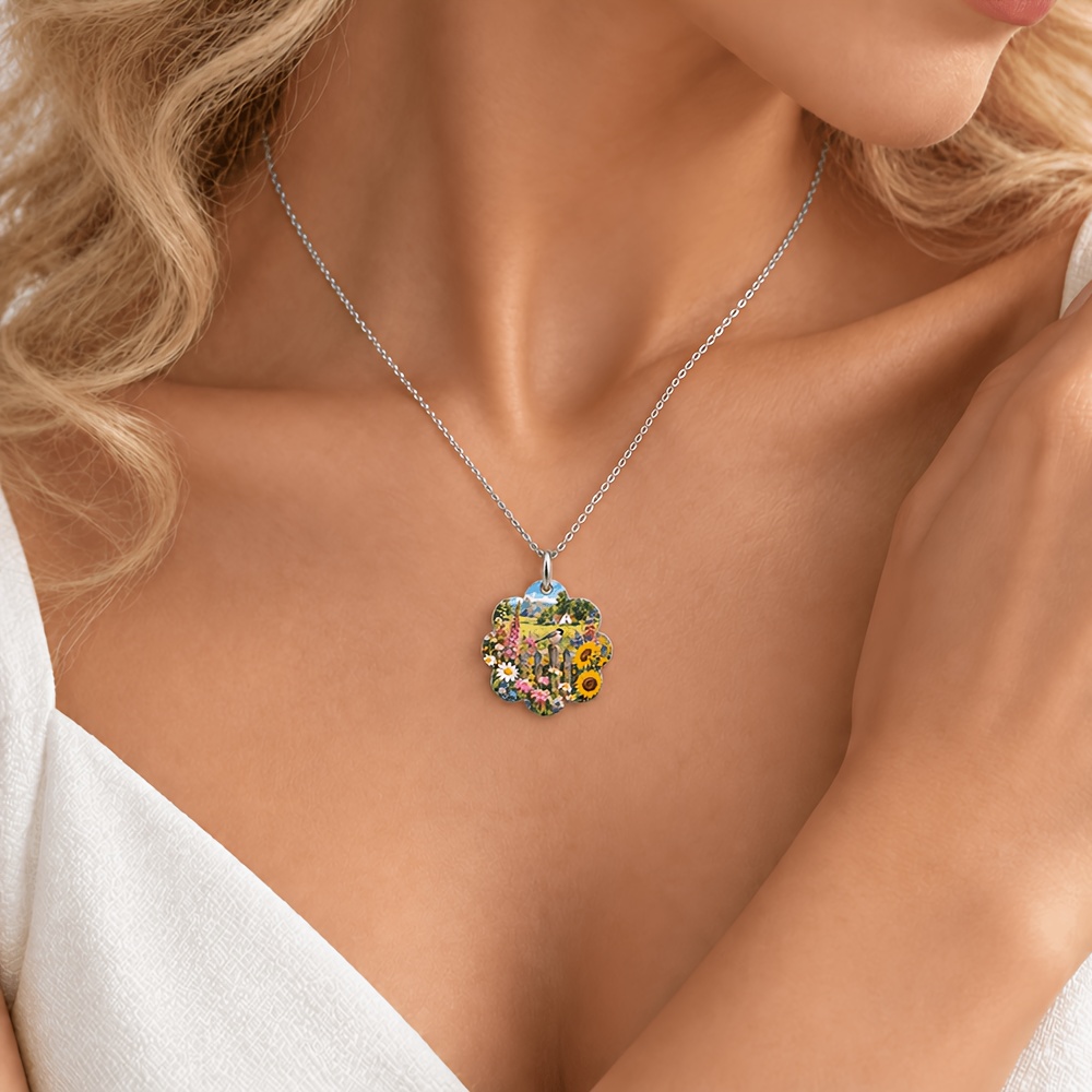 Women's Minimalist Nameplate Pendant Necklace in 304L Stainless Steel